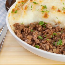 Escondidinho de carne low carb